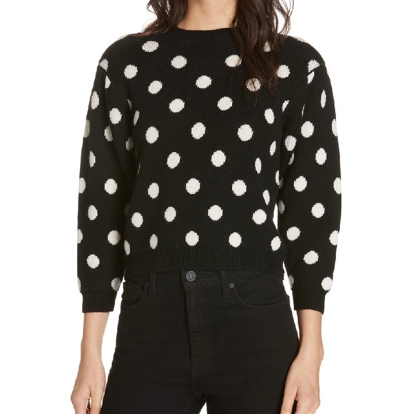 Joie Sweaters - NWT JOIE Brettina B Polka-Dot Wool Sweater